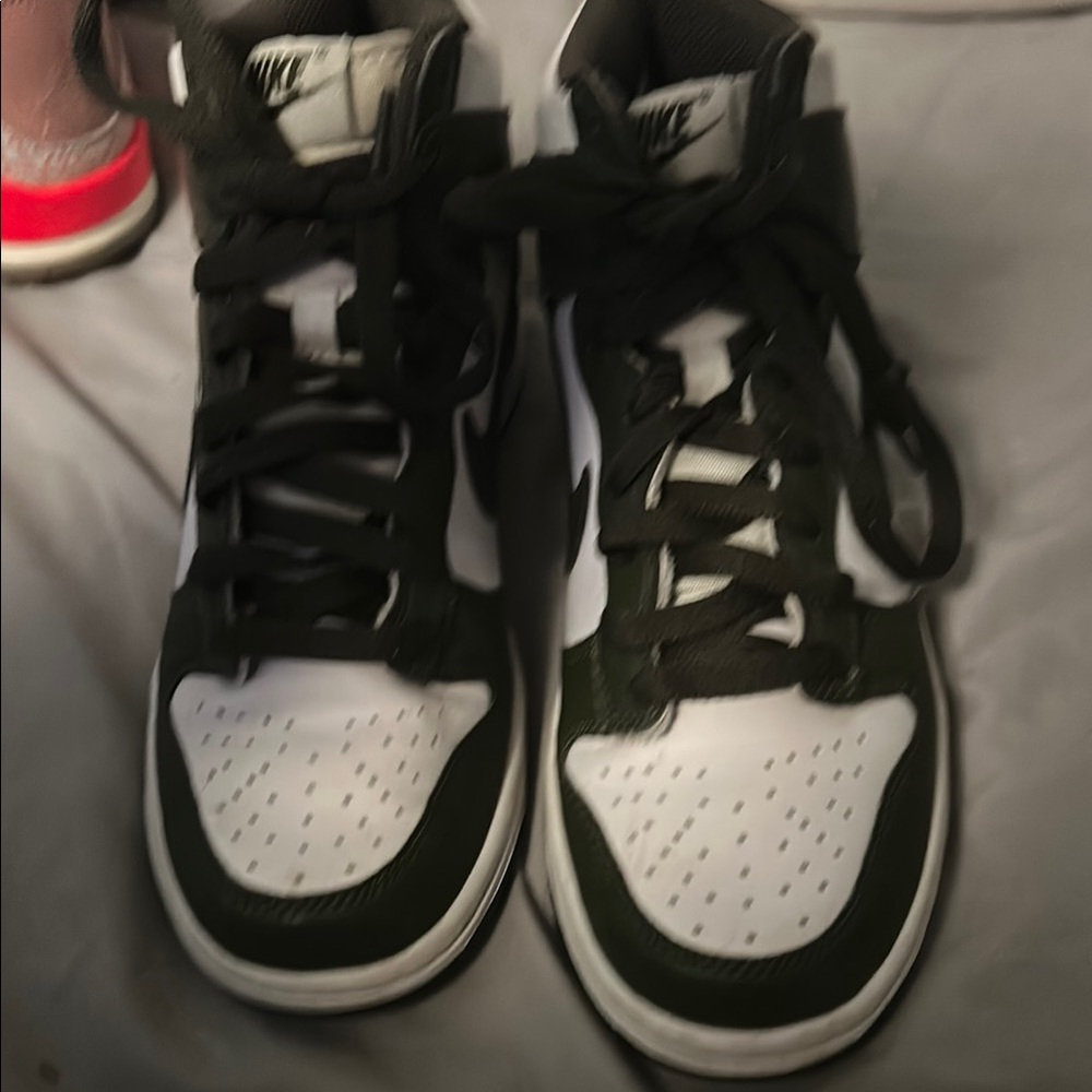 Nike Black and White High-Tops